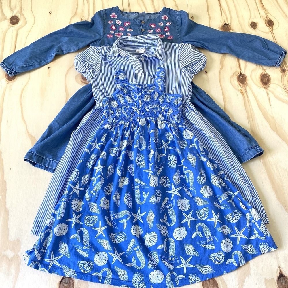 Girls Size 8 Crewcuts Carters Old Navy Dress Bundle For Summer